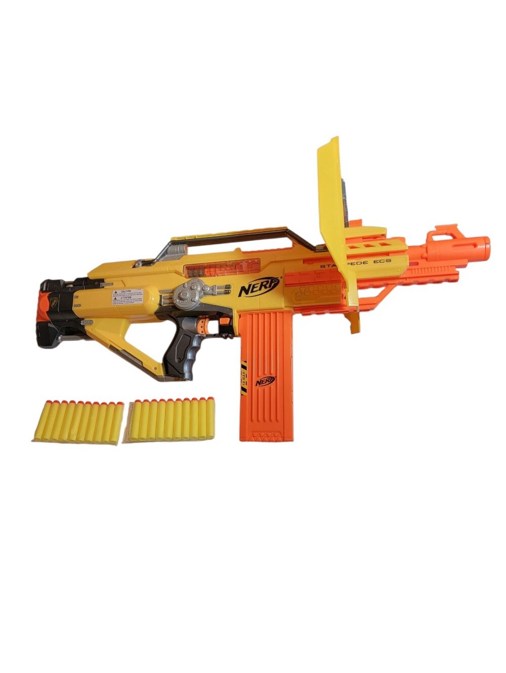NERF N-Strike Stampede ECS Soft Dart Blaster Toy Tested